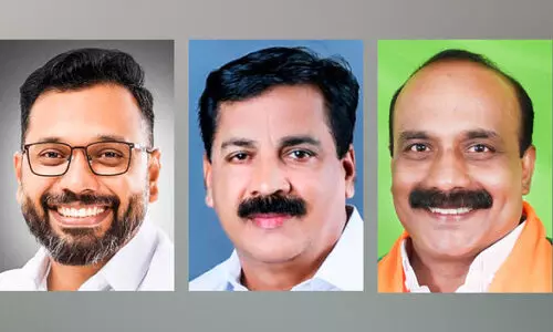 ജി​ല്ല പ​ഞ്ചാ​യ​ത്ത്​ പു​ത്ത​ൻ​കു​രി​ശ് ഡി​വി​ഷ​നി​ൽ പേ​ാരാ​ട്ടം പൊ​ടിപാ​റു​ന്നു