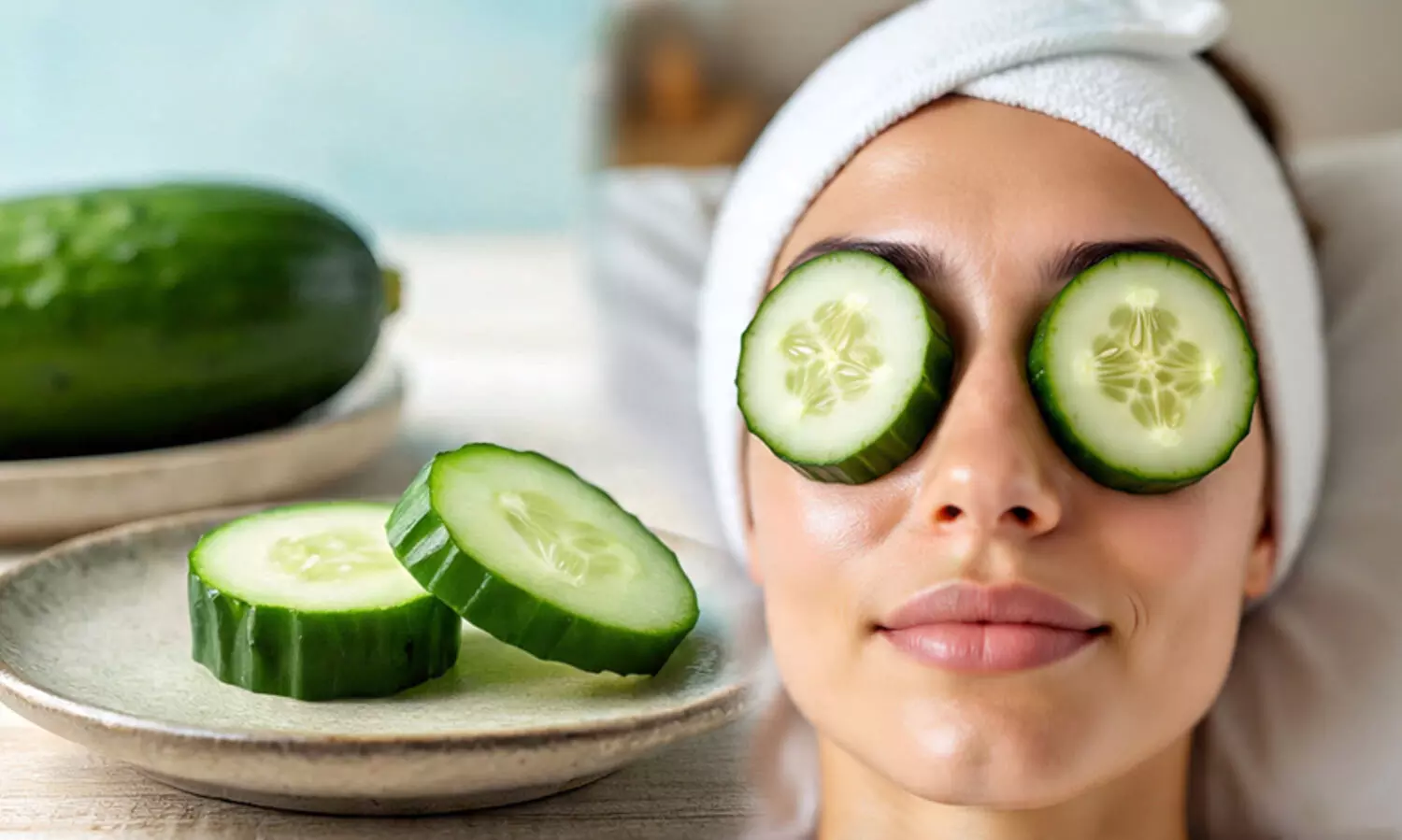 കൂളാണ് കുക്കുമ്പർ; ഡാർക്ക് സർക്കിളും ക്ഷീണവും അകറ്റും