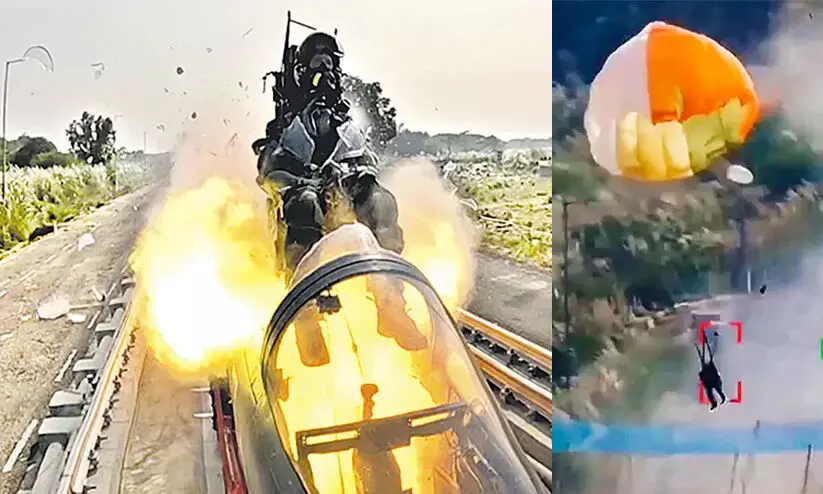 ഇജക്ടർ സീറ്റ് ഇനി ഇന്ത്യ തദ്ദേശീയമായി നിർമിക്കും; യുദ്ധവിമാന പൈലറ്റിന്‍റെ ഇജക്ഷൻ സംവിധാന പരീക്ഷണം വിജയകരം