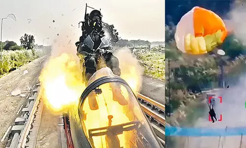 ഇജക്ടർ സീറ്റ് ഇനി ഇന്ത്യ തദ്ദേശീയമായി നിർമിക്കും; യുദ്ധവിമാന പൈലറ്റിന്‍റെ ഇജക്ഷൻ സംവിധാന പരീക്ഷണം വിജയകരം