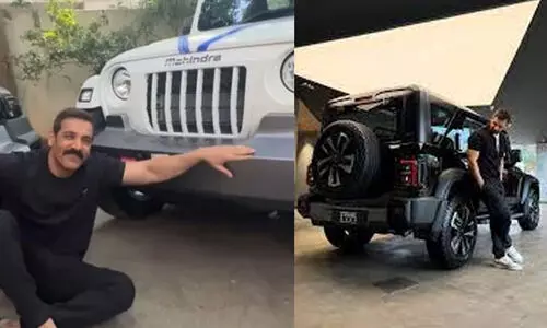 റോക്സിനു പിറകെ ജോണിന്‍റെ എസ്.യു.വി കലക്ഷനിലേക്ക് മറ്റൊരു ഥാർ കൂടി; വിഡിയോ പങ്ക് വെച്ച് താരം