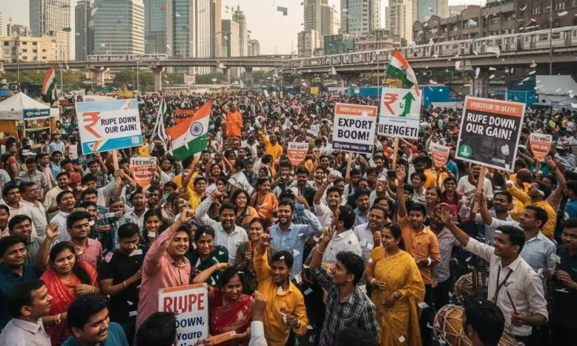 രൂപ തകർന്നപ്പോൾ ആഘോഷിച്ച് ചിലർ; നിരാശരായി മറ്റുള്ളവർ