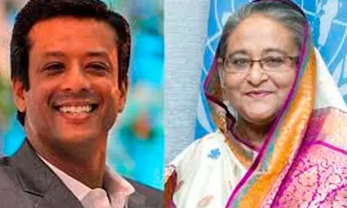 Arrest warrant,Crimes-against-humanity,Internet shutdown,US resident,July Uprising, അറസ്റ്റ്, ശൈഖ് ഹസീന,സാജിബ്