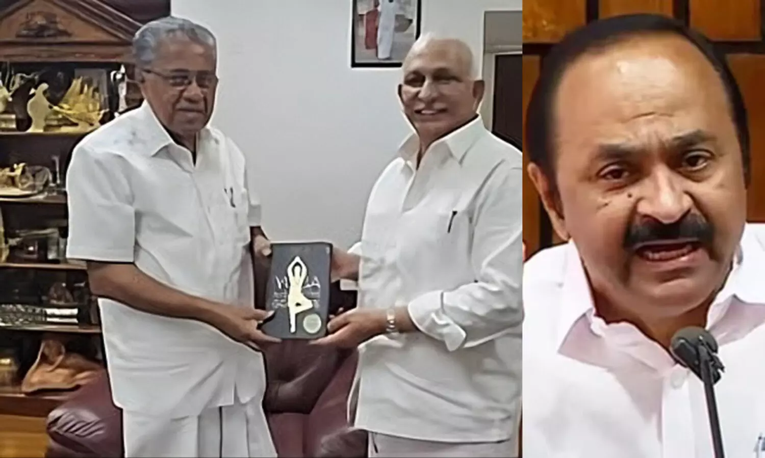 ആർ.എസ്.എസ് -സി.പി.എം ബന്ധത്തിന് നേരത്തെ ശ്രീ എം ഇടനിലക്കാരൻ, ഇപ്പോള്‍ പുതിയയാൾ -വി.ഡി. സതീശൻ