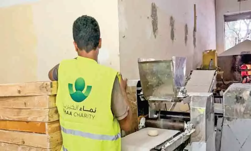 ഗസ്സയിലെ ജനങ്ങൾക്ക് ഭക്ഷണ പദ്ധതിയുമായി കുവൈത്തിലെ നാമ ചാരിറ്റി ഗസ്സയിലെ ജനങ്ങൾക്ക് ഭക്ഷണ പദ്ധതിയുമായി കുവൈത്തിലെ നാമ ചാരിറ്റി