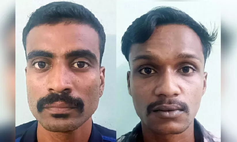 കഞ്ചാവുമായി രണ്ടുപേർ അറസ്റ്റിൽ