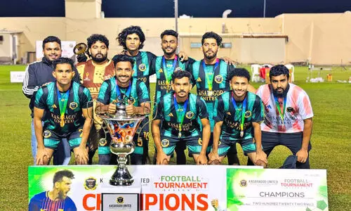 കാ​സ​ർ​കോ​ട് യു​നൈ​റ്റ​ഡ് ക്ല​ബ് സെ​വ​ൻ​സ്: കെ.​എ​ൽ 14 ടീ​മി​ന് കി​രീ​ടം