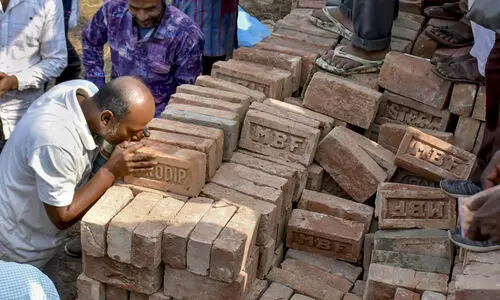 foundation stone for Babri Masjid model mosque