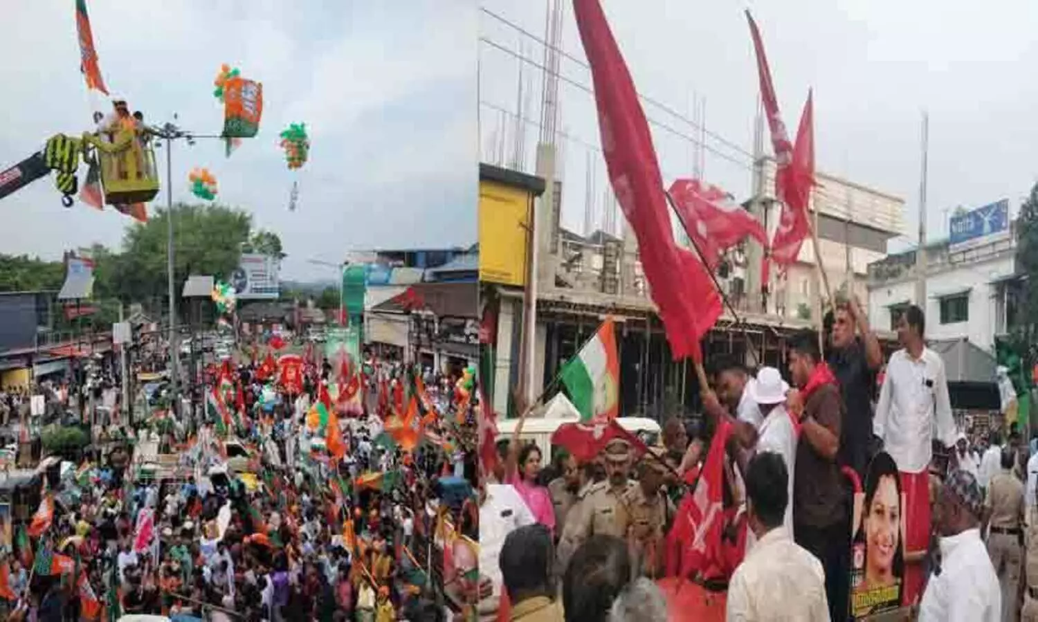 തെക്കൻ തദ്ദേശപ്പോരിന്റെ പരസ്യപ്രചാരണത്തിന് ആവേശ​ കൊടിയിറക്കം