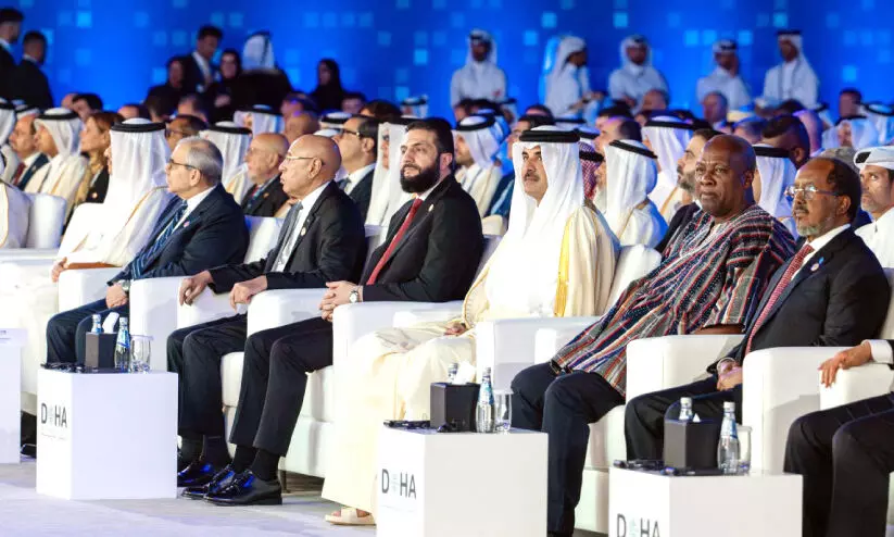 ആഗോള വിഷയങ്ങളിലേക്ക് ശ്രദ്ധ ക്ഷണിച്ച് ദോഹ ഫോറം ആഗോള വിഷയങ്ങളിലേക്ക് ശ്രദ്ധ ക്ഷണിച്ച് ദോഹ ഫോറം