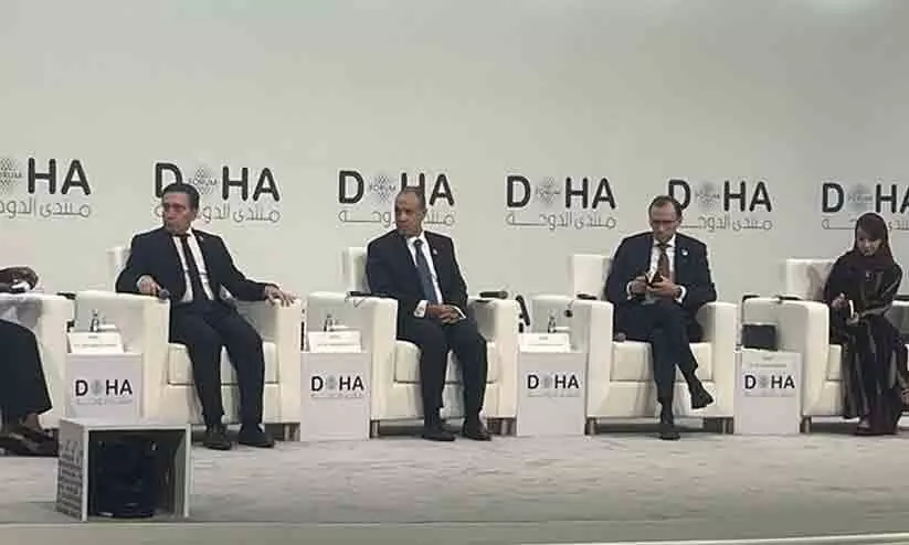 അന്താരാഷ്ട്ര ഇടപെടലുകൾ ഇല്ലാതെ ഗസ്സയിലെ വെടിനിർത്തൽ കരാർ മുന്നോട്ടുപോകില്ല -ദോഹ ഫോറം അന്താരാഷ്ട്ര ഇടപെടലുകൾ ഇല്ലാതെ ഗസ്സയിലെ വെടിനിർത്തൽ കരാർ മുന്നോട്ടുപോകില്ല -ദോഹ ഫോറം