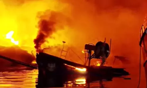 Kollam boat fire Kollam boat fire