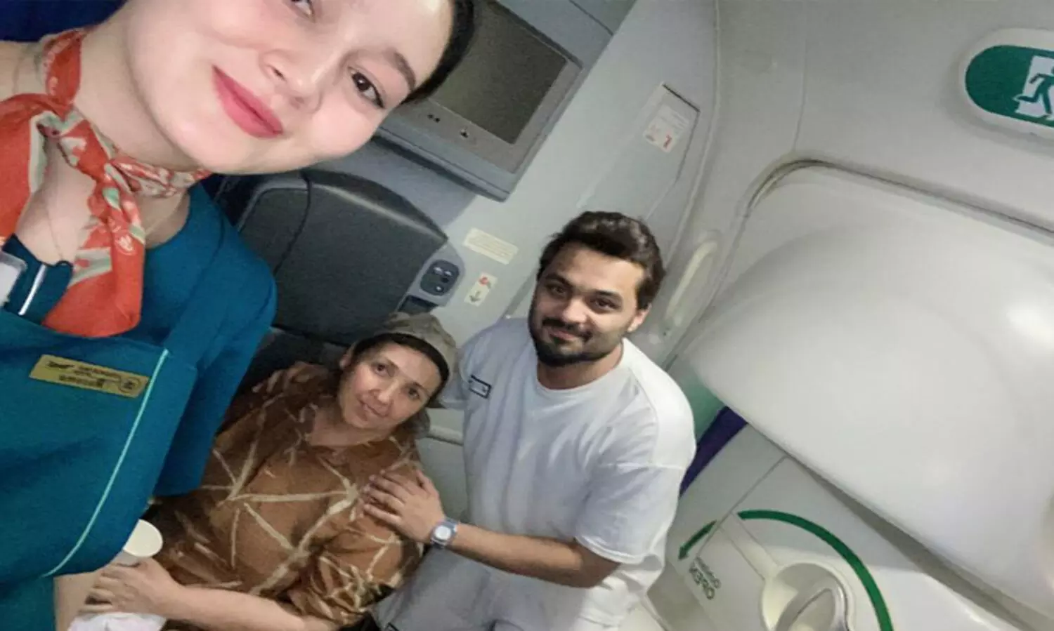 വിമാനയാത്രയിൽ വനിതയുടെ ജീവൻ രക്ഷിച്ചു; മലയാളി ഉസ്ബെകിസ്താന്‍റെ ഹീറോ
