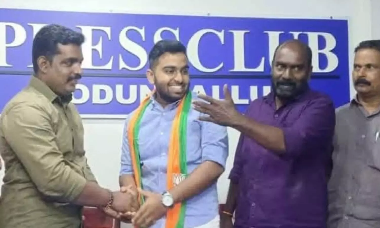 കൊടുങ്ങല്ലൂരിലെ പ്രധാന ആരാധനാലയങ്ങൾ ആക്രമിക്കാൻ ബി.ജെ.പി ഗൂഢാലോചനയെന്ന് രാജിവെച്ച യുവ നേതാവ്; 10 മാസം മുൻപാണ് സച്ചിദാനന്ദ് ബി.ജെ.പിയിൽ ചേർന്നത്