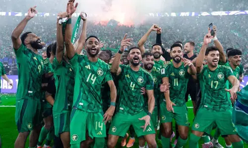 2026 ഫിഫ ലോകകപ്പ്; സൗദി ടീമിെൻറ മത്സര തീയതികളും വേദികളും പ്രഖ്യാപിച്ചു 2026 ഫിഫ ലോകകപ്പ്; സൗദി ടീമിെൻറ മത്സര തീയതികളും വേദികളും പ്രഖ്യാപിച്ചു