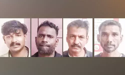 ഉയരപ്പാത നിർമാണ കമ്പനിയുടെ പെയിൻറിങ് മെഷീൻ മോഷ്ടിച്ചവർ പിടിയിൽ