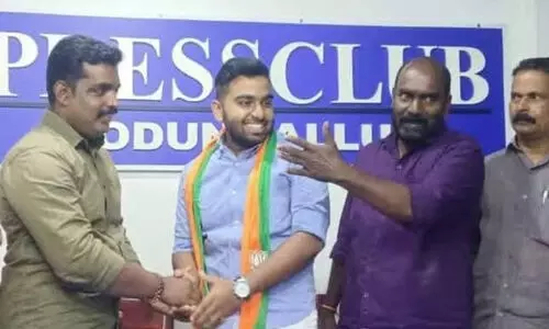 കൊടുങ്ങല്ലൂരിലെ പ്രധാന ആരാധനാലയങ്ങൾ ആക്രമിക്കാൻ ബി.ജെ.പി ഗൂഢാലോചനയെന്ന് രാജിവെച്ച യുവ നേതാവ്; 10 മാസം മുൻപാണ് സച്ചിദാനന്ദ് ബി.ജെ.പിയിൽ ചേർന്നത്