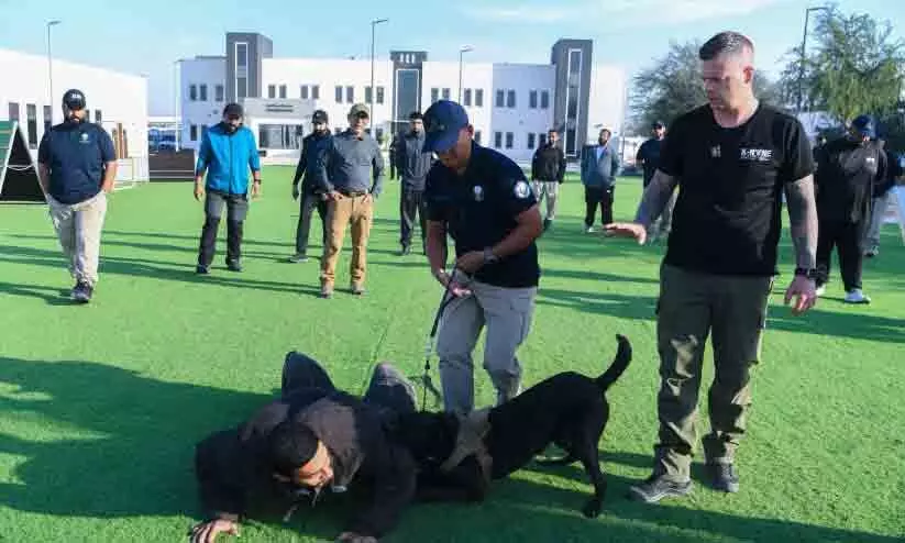 റാക് പൊലീസ് ‘ഡെക്കോ’ പരിശീലനം സംഘടിപ്പിച്ചു റാക് പൊലീസ് ‘ഡെക്കോ’ പരിശീലനം സംഘടിപ്പിച്ചു
