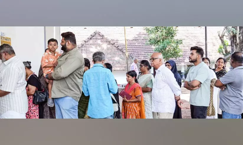 ജില്ലയിൽ പോളിങ് ഇടിഞ്ഞു