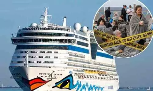 ലോക യാത്രക്ക് പുറപ്പെട്ട ആഡംബര കപ്പലിൽ പകർച്ചവ്യാധി പടരുന്നു; നൂറിലധികം പേർക്ക് നോറോ വൈറസ്, കപ്പലിലുള്ളത് 2000ത്തോളം പേർ ലോക യാത്രക്ക് പുറപ്പെട്ട ആഡംബര കപ്പലിൽ പകർച്ചവ്യാധി പടരുന്നു; നൂറിലധികം പേർക്ക് നോറോ വൈറസ്, കപ്പലിലുള്ളത് 2000ത്തോളം പേർ
