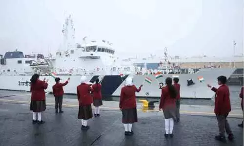 ഇ​ന്ത്യ​ൻ കോ​സ്റ്റ് ഗാ​ർ​ഡ് ക​പ്പ​ൽ ‘സാ​ർ​ഥ​ക്’ കു​വൈ​ത്തി​ൽ