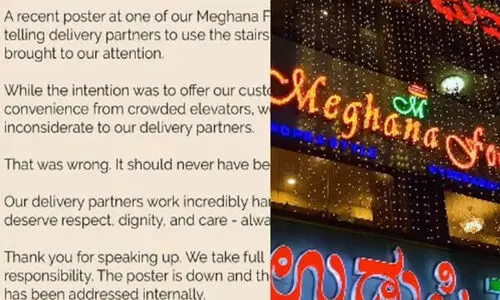 ഡെലിവറി ജീവനക്കാർക്ക് ലിഫ്റ്റ് വിലക്കി, വ്യാപക പ്രതിഷേധം; പിന്നാലെ മാപ്പ് പറഞ്ഞ് ഹോട്ടൽ