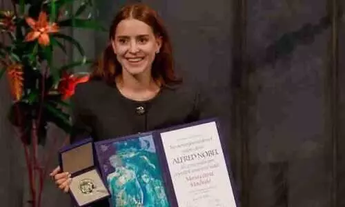 മരിയ മചാഡോ വന്നില്ല; സമാധാന നൊബേൽ മകൾ ഏറ്റുവാങ്ങി