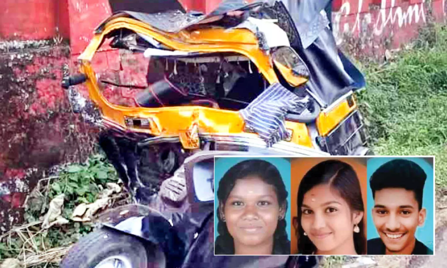 ശബരിമല തീർഥാടകർ സഞ്ചരിച്ച മിനി ബസും ഓട്ടോയും കൂട്ടിയിടിച്ച് മൂന്ന് മരണം