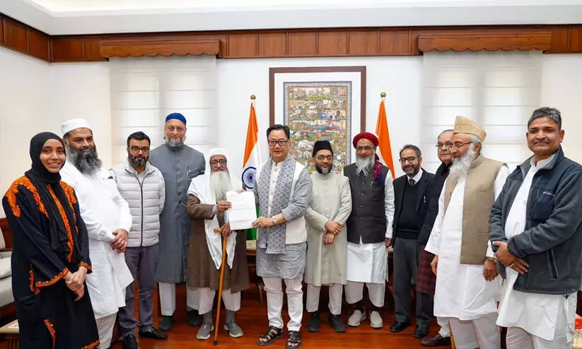 വഖഫ് രജിസ്ട്രേഷൻ ഒരു വർഷത്തേക്ക് നീട്ടാൻ മുസ്ലിം വ്യക്തിനിയമ ബോർഡ് ന്യൂനപക്ഷ മന്ത്രിയെ കണ്ടു വഖഫ് രജിസ്ട്രേഷൻ ഒരു വർഷത്തേക്ക് നീട്ടാൻ മുസ്ലിം വ്യക്തിനിയമ ബോർഡ് ന്യൂനപക്ഷ മന്ത്രിയെ കണ്ടു