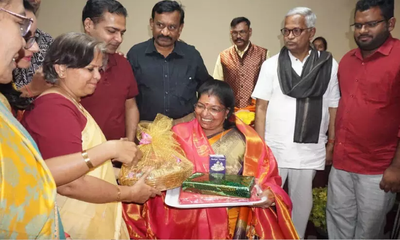 കന്നട മധുരം പകർന്നുനൽകി ഡോ. സുഷമ കന്നട മധുരം പകർന്നുനൽകി ഡോ. സുഷമ