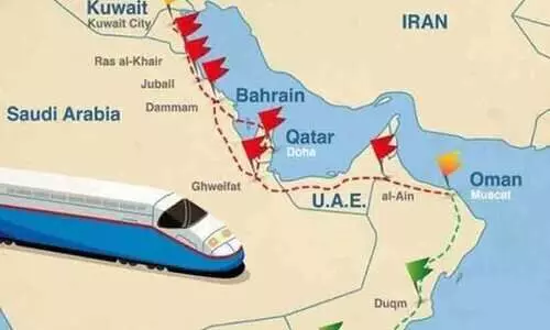 ന​ട​പ​ടി​ക​ൾ ത്വ​രി​ത​പ്പെ​ടു​ത്താ​ൻ മ​ന്ത്രി​സ​ഭ നി​ർ​ദേ​ശം; ഗ​ൾ​ഫ് റെ​യി​ൽ​വേ പ​ദ്ധ​തി​ക്ക് വേ​ഗം കൂ​ട്ടു​ന്നു