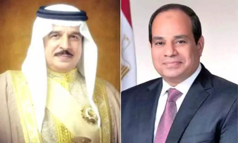 ഗസ്സ വെടിനിർത്തൽ; ഉടമ്പടി പൂർണമായി നടപ്പാക്കണമെന്ന് ഹമദ് രാജാവും ഈജിപ്ത് പ്രസിഡന്റും ഗസ്സ വെടിനിർത്തൽ; ഉടമ്പടി പൂർണമായി നടപ്പാക്കണമെന്ന് ഹമദ് രാജാവും ഈജിപ്ത് പ്രസിഡന്റും