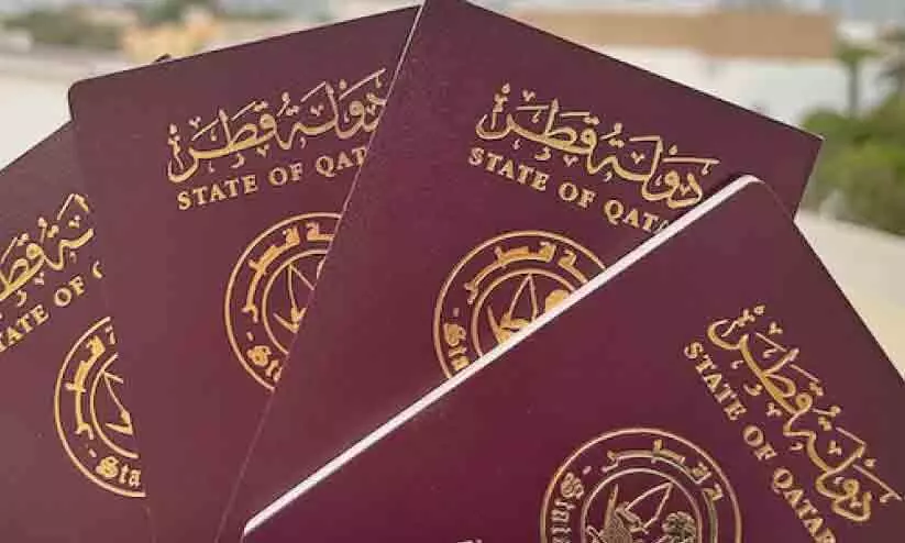 ആഗോള പാസ്പോർട്ട് റാങ്കിങ്ങിൽ മികച്ച നേട്ടവുമായി ഖത്തർ ആഗോള പാസ്പോർട്ട് റാങ്കിങ്ങിൽ മികച്ച നേട്ടവുമായി ഖത്തർ