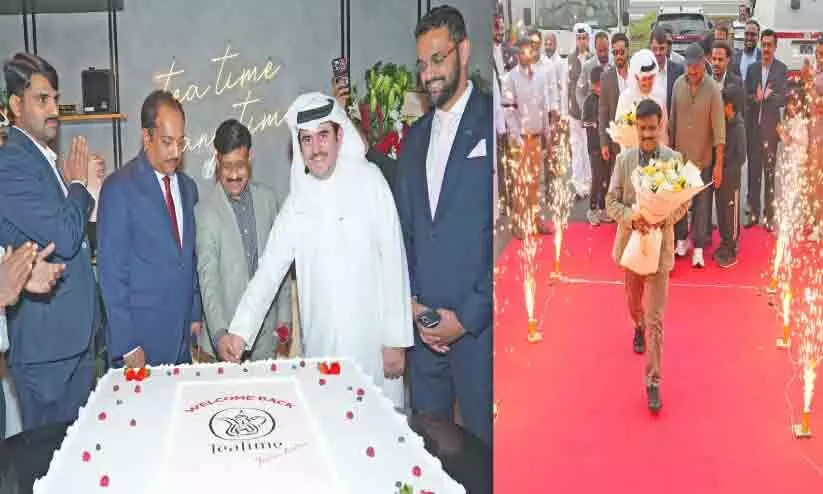 ടീ ടൈം ചെയർമാൻ അബ്ദുൽ കരീമിന് സ്വീകരണം നൽകി ടീ ടൈം ചെയർമാൻ അബ്ദുൽ കരീമിന് സ്വീകരണം നൽകി