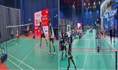 മീ​ഡി​യവ​ൺ സൂ​പ്പ​ർ സ്മാ​ഷ്; ബാ​ഡ്മി​ന്റ​ൺ ടൂ​ർ​ണ​മെ​ന്റി​ന് തു​ട​ക്ക​മാ​യി