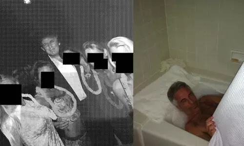 No big deal, he has pictures with everyone: Trump in new leaked photos No big deal, he has pictures with everyone: Trump in new leaked photos