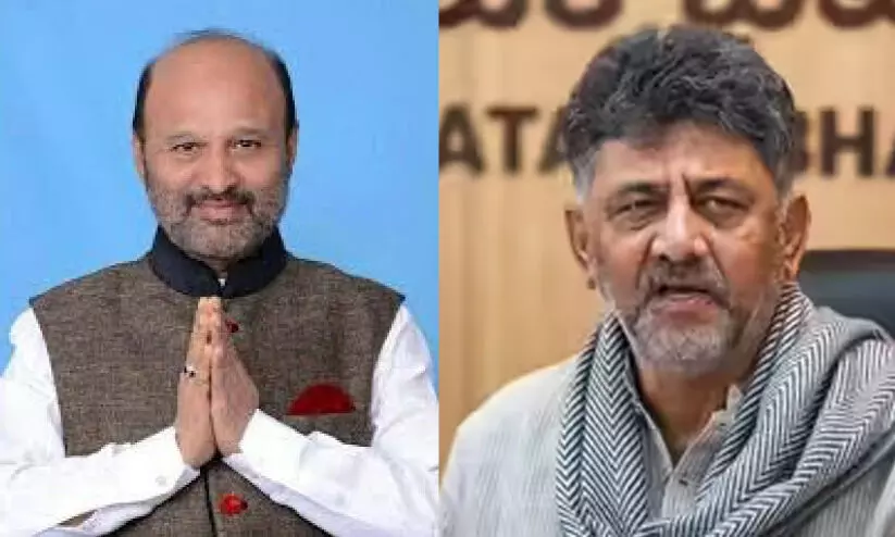 H.A. Iqbal Hussain MLA, D.K. Shivakumar H.A. Iqbal Hussain MLA, D.K. Shivakumar