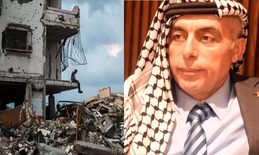 ഗസ്സ പുനഃർനിർമാണവും പുനരുദ്ധാരണവും എളുപ്പമല്ലെന്ന് ഫലസ്തീൻ അംബാസഡർ ഗസ്സ പുനഃർനിർമാണവും പുനരുദ്ധാരണവും എളുപ്പമല്ലെന്ന് ഫലസ്തീൻ അംബാസഡർ