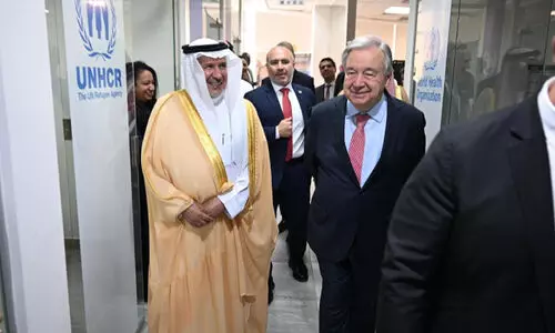 മാനുഷിക പ്രവർത്തനങ്ങളിൽ സൗദി ആഗോള മാതൃക-യു.എൻ. സെക്രട്ടറി ജനറൽ മാനുഷിക പ്രവർത്തനങ്ങളിൽ സൗദി ആഗോള മാതൃക-യു.എൻ. സെക്രട്ടറി ജനറൽ