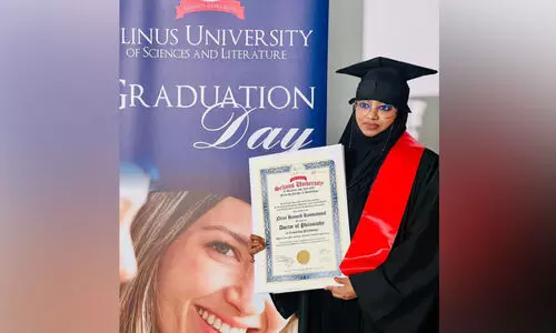 നാ​സി​യ കു​ന്നു​മ്മ​ലി​ന് കൗ​ൺ​സ​ലി​ങ്​ സൈ​ക്കോ​ള​ജി​യി​ൽ ഡോ​ക്ട​റേ​റ്റ്