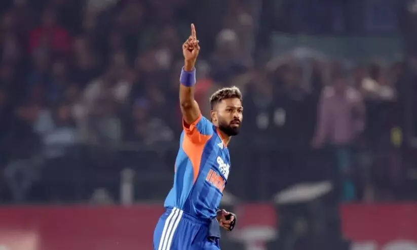 ട്വന്റി20യിൽ അപൂർവ ‘ഡബിൾ’ നേടുന്ന ആദ്യ ഇന്ത്യൻ താരം; ചരിത്രം കുറിച്ച് ഹാർദിക് പാണ്ഡ്യ ട്വന്റി20യിൽ അപൂർവ ‘ഡബിൾ’ നേടുന്ന ആദ്യ ഇന്ത്യൻ താരം; ചരിത്രം കുറിച്ച് ഹാർദിക് പാണ്ഡ്യ