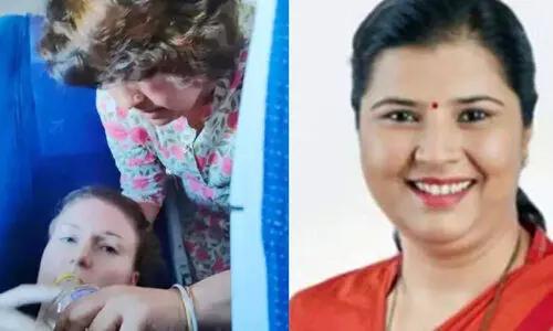 ആ​കാ​ശ​ത്ത് സ​ഹ​യാ​ത്രി​ക​യു​ടെ ജീ​വ​ൻ​കാ​ത്ത് മു​ൻ എം.​എ​ൽ.​എ