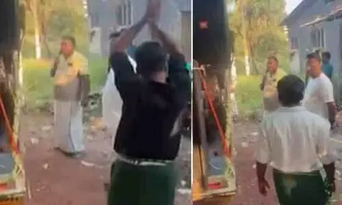 കൈയും കാലും വെട്ടും, വീട്ടിൽ കയറി തല്ലും, തച്ചവരെ തിരിച്ചുതല്ലാതെ വിശ്രമമില്ല; വളാഞ്ചേരിയിൽ ലീഗ് നേതാവിന്റെ കൊലവിളി പ്രസംഗം