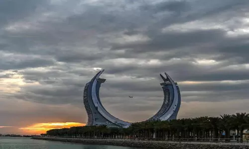 ഖ​ത്ത​റി​ന്റെ വി​വി​ധ ഭാ​ഗ​ങ്ങ​ളി​ൽ മ​ഴ