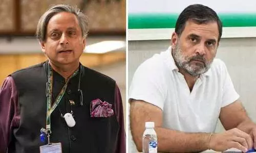 വീണ്ടും കോൺഗ്രസിനെ വെട്ടിലാക്കി തരൂർ; പുറത്താക്കണമെന്ന് സമൂഹമാധ്യമങ്ങളിൽ മുറവിളി, രാഹുലിന്റേത്  കോൺഗ്രസിന്റെ ആശയമെന്ന് ചെന്നിത്തല