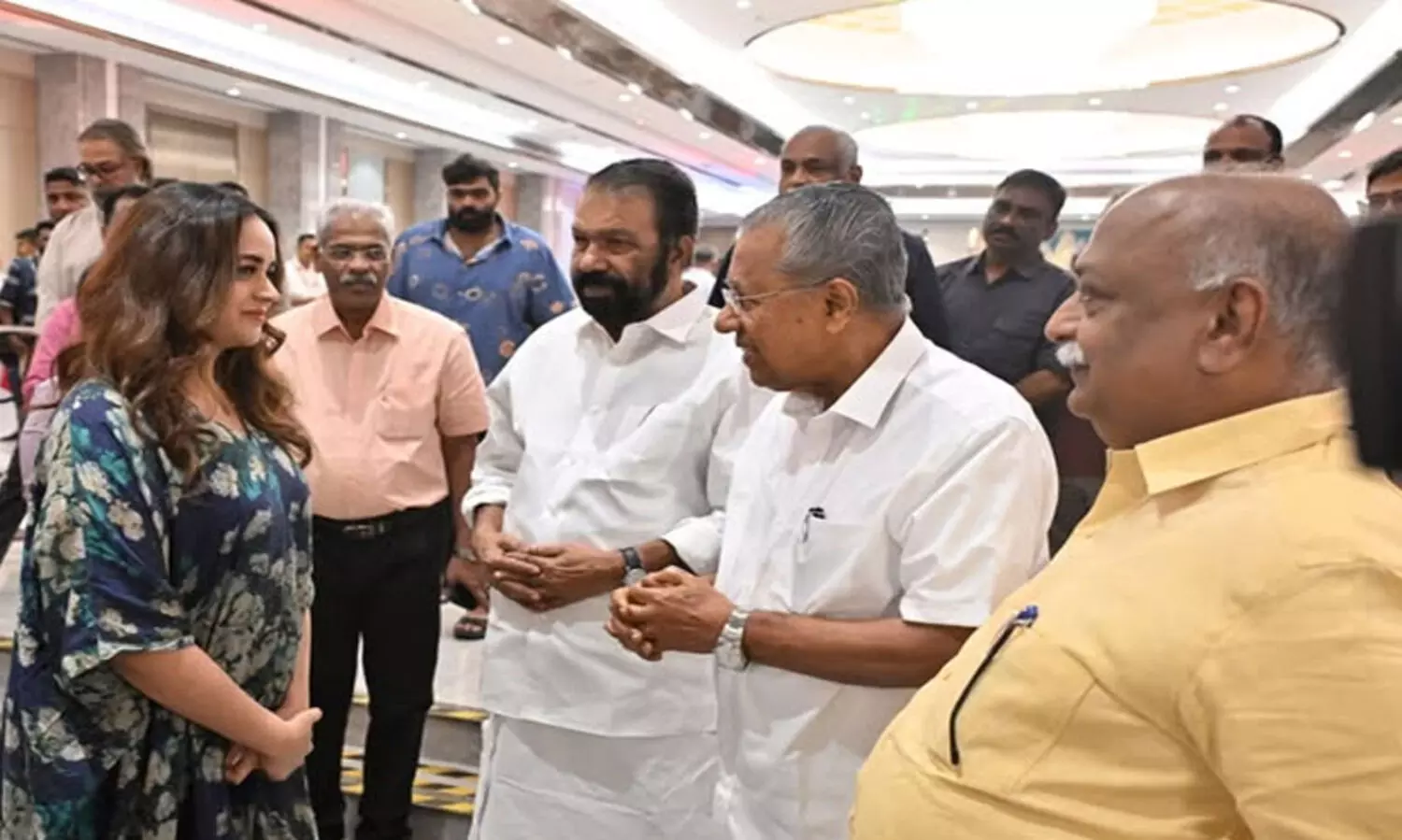 Bhavana, Pinarayi Vijayan