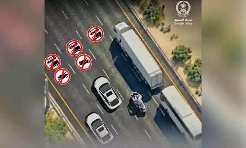 ലൈൻ നിയന്ത്രണം; ഷാർജയിൽ 30,000 നിയമലംഘനങ്ങൾ ലൈൻ നിയന്ത്രണം; ഷാർജയിൽ 30,000 നിയമലംഘനങ്ങൾ