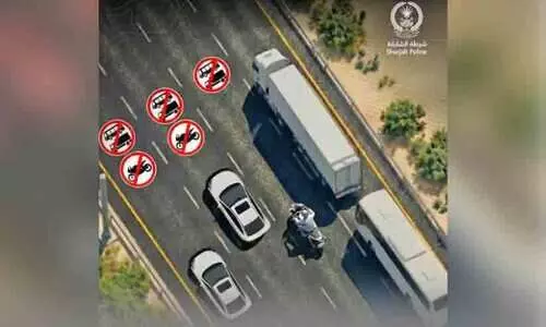 ലൈൻ നിയന്ത്രണം; ഷാർജയിൽ 30,000 നിയമലംഘനങ്ങൾ ലൈൻ നിയന്ത്രണം; ഷാർജയിൽ 30,000 നിയമലംഘനങ്ങൾ