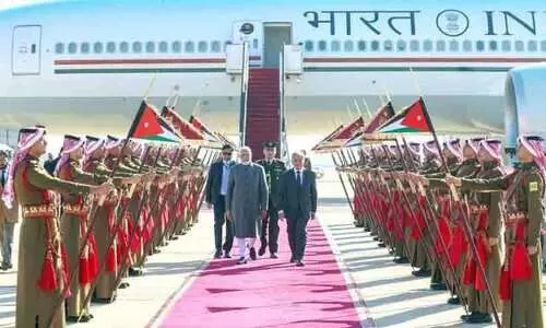 ഇ​ന്ത്യ​ൻ പ്ര​ധാ​ന​മ​ന്ത്രി ന​രേ​ന്ദ്ര​ മോ​ദി ജോ​ർ​ഡനി​ൽ