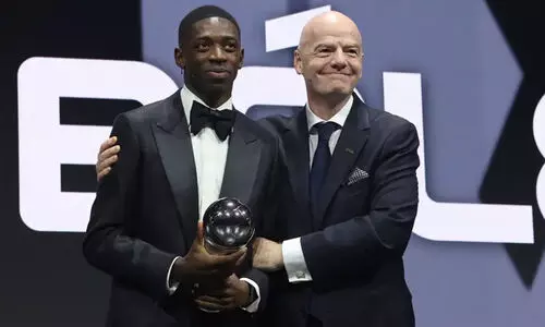 ഡെംബലെ ഫിഫ ദ ബെസ്റ്റ് പുരുഷതാരം; ഐറ്റന ബോൺമാറ്റി വനിതാ താരം ഡെംബലെ ഫിഫ ദ ബെസ്റ്റ് പുരുഷതാരം; ഐറ്റന ബോൺമാറ്റി വനിതാ താരം